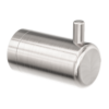 MECCA CARE 25MM WALL HOOK BRUSHED NICKEL
