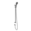 MECCA CARE 25MM GRAB RAIL AND ADJUSTABLE SHOWER RAIL SET 900MM GUN METAL