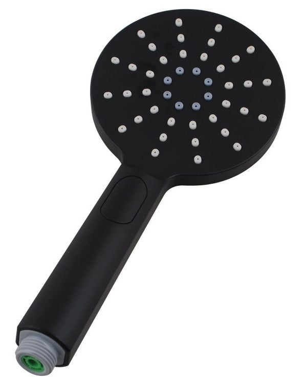 Black 3 Functions Handheld Shower