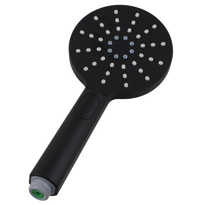 Black 3 Functions Handheld Shower