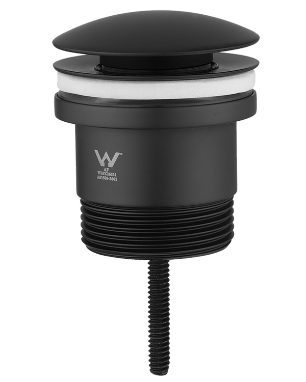 Black Pop Up Waste Universal