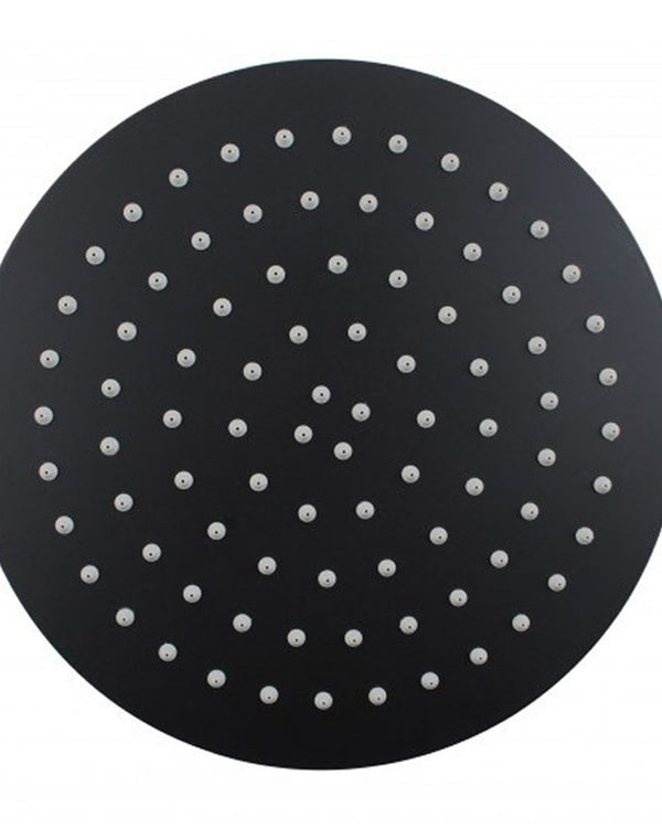 250mm Black Shower Head
