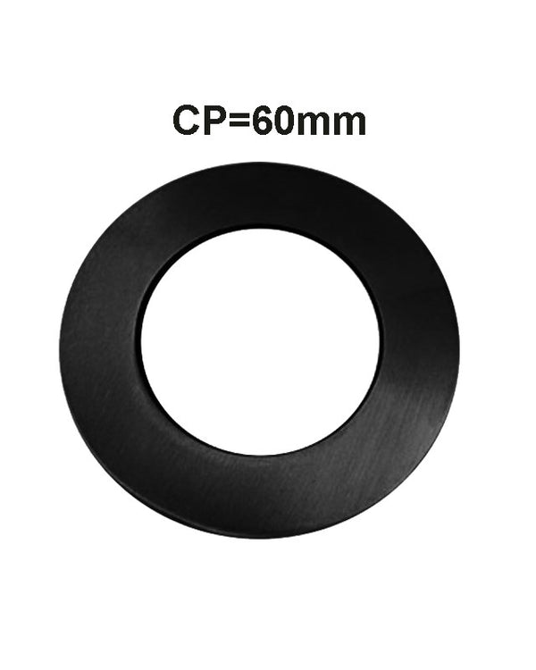 Black Cover Plate 60mm