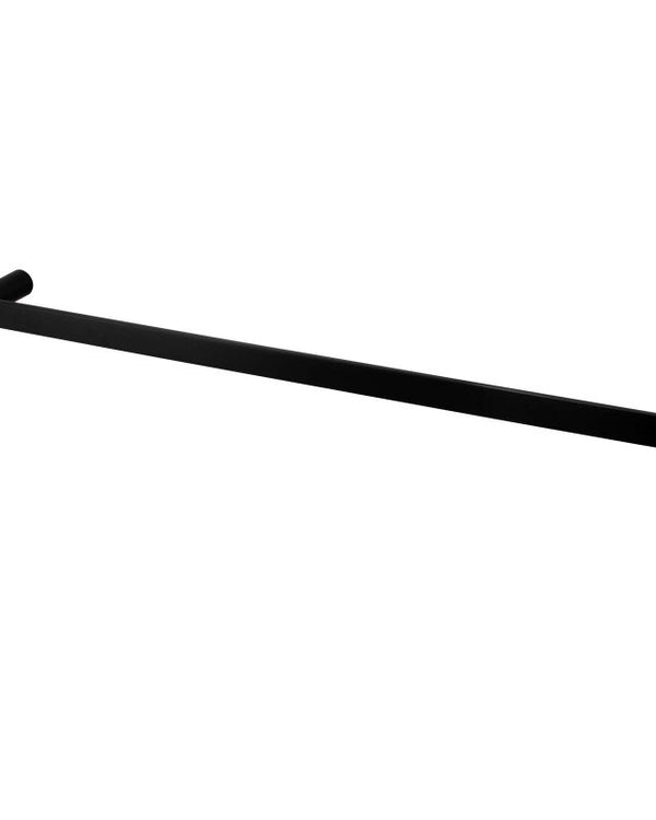 RUSHY - 600mm Black Single Towel Rail
