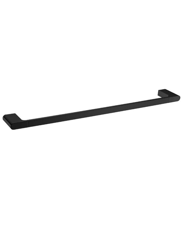 VOG - 800mm Black Single Towel Rail