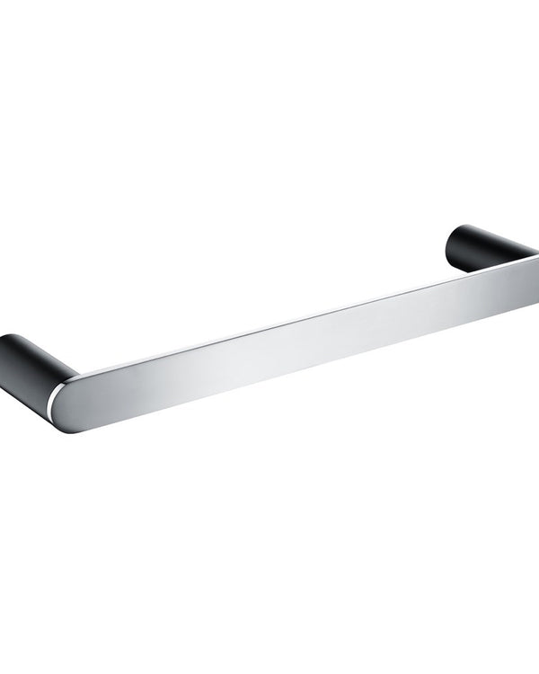 RUSHY - Black & Chrome Hand Towel