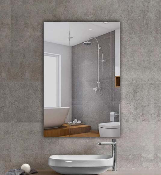750 x 750mm Pencil Edge Plain Mirror