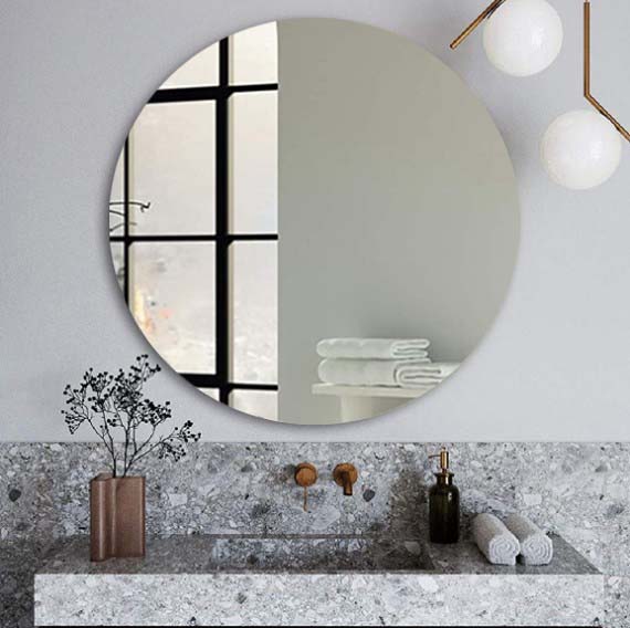 800 x 800mm Pencil Edge Plain Mirror