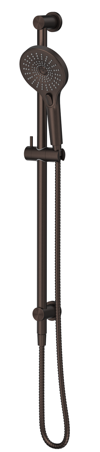 Mica Shower Rail - Inbuilt Inlet Dusk Bronze