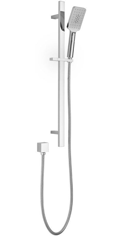Cresta Single Shower Rail Chrome