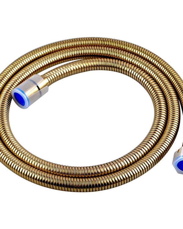 1500mm Brushed Brass Stainless Steel Shower Hose