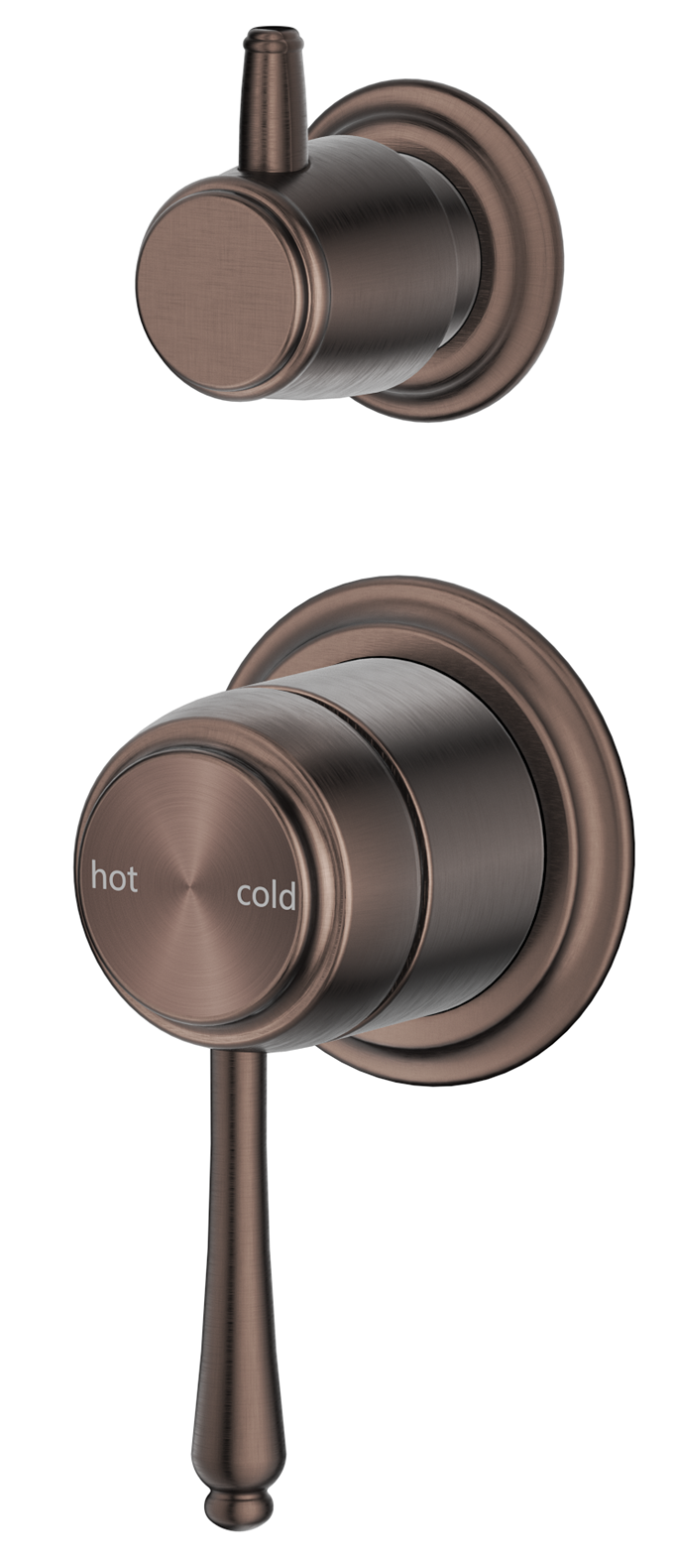 Mica Heritage Shower Mixer Diverter - TRIM KIT ONLY Dusk Bronze