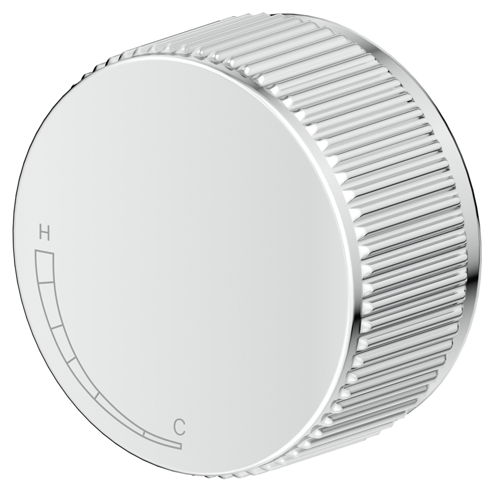 Mica Fluted Progressive Shower Mixer Chrome