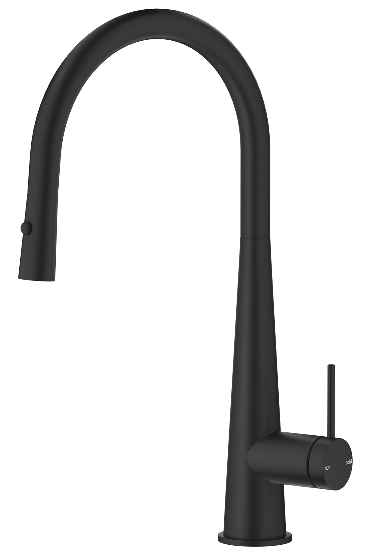Mica Pull-Out Cone Sink Mixer Black