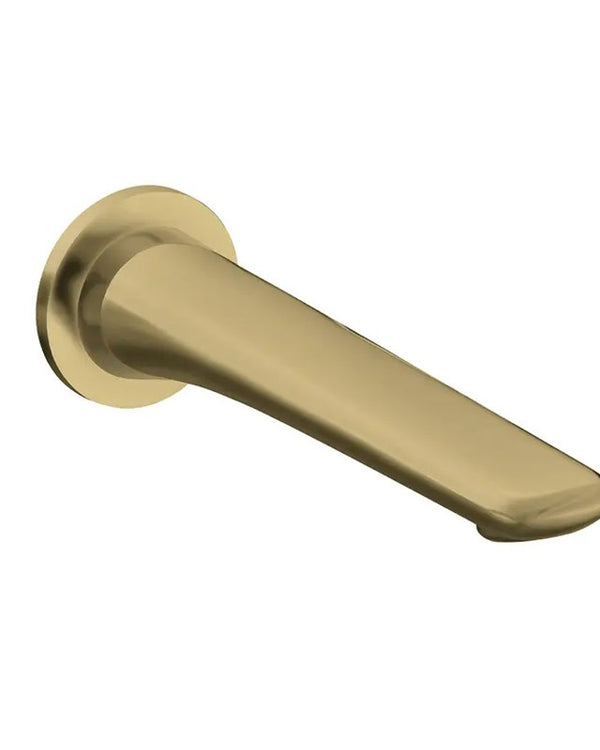 Bellino Brushed Yellow Gold Wall Bath / Spout