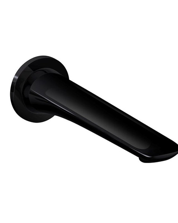 Bellino High Gloss Black Wall Bath/Spout