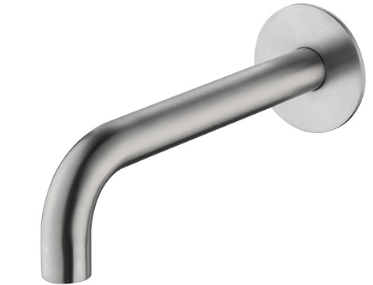 Mica Bath/Basin Spouts - 160/220/250mm - Multiple Colours Brushed Nickel