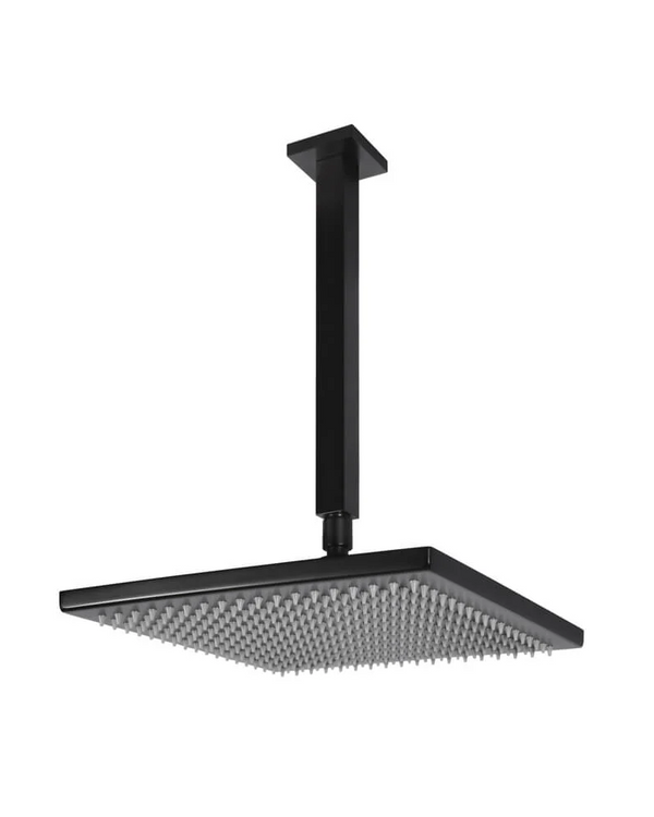 Square Ceiling Shower 300mm rose, 200mm dropper