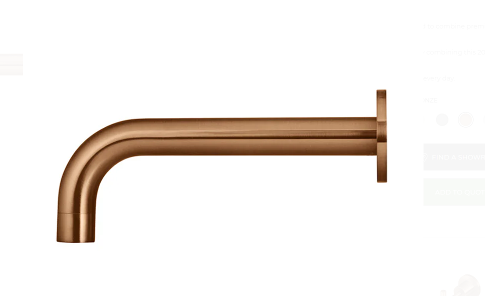 Round Curved Spout