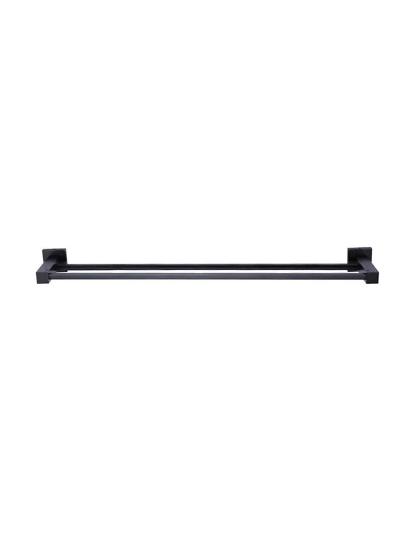 Square Double Towel Rail 600mm