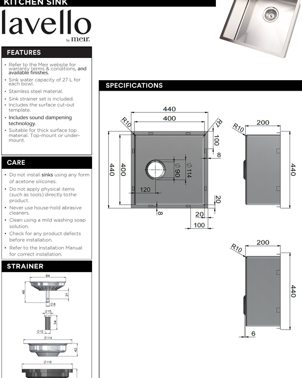 Outdoor Sink - SS316