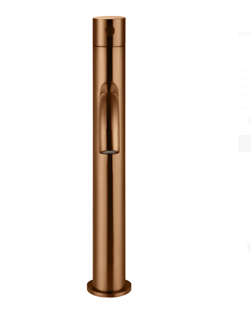 Piccola Tall Basin Mixer Tap