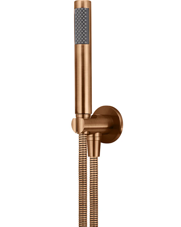 Round Hand Shower on Fixed Bracket, Three Function Hand Shower