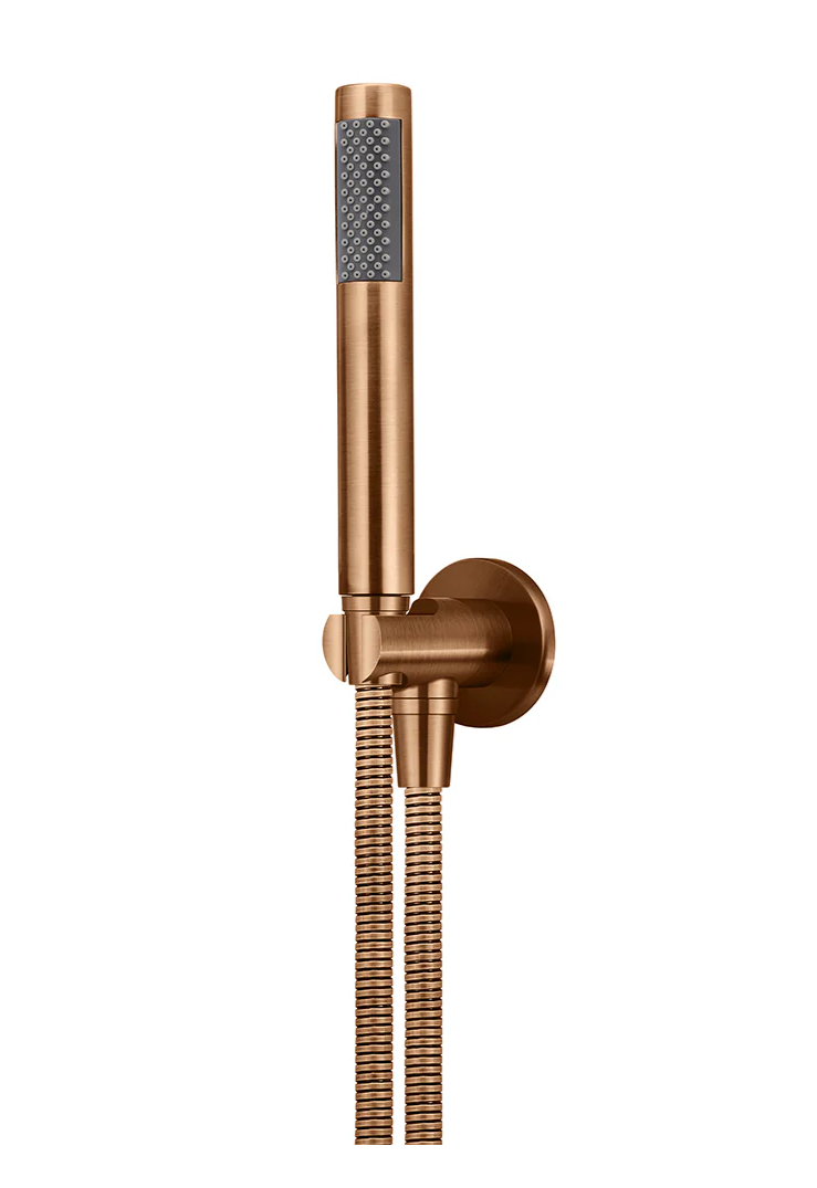 Round Hand Shower on Fixed Bracket, Three Function Hand Shower