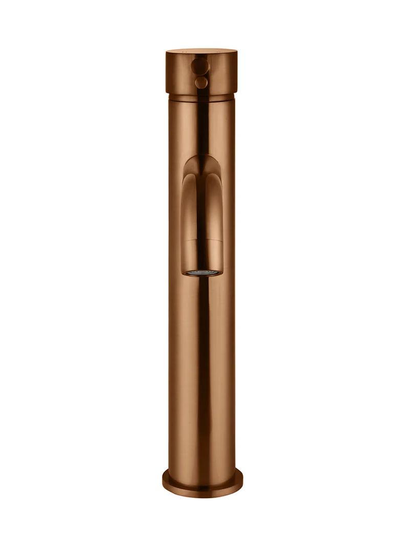 Round Tall Curved Basin Mixer