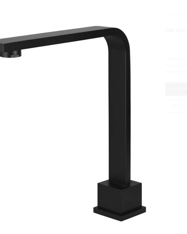 Square High-Rise Swivel Hob Spout