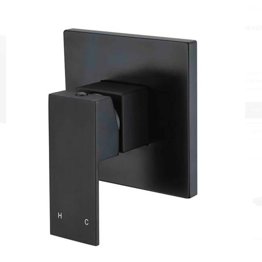 Square Wall Mixer