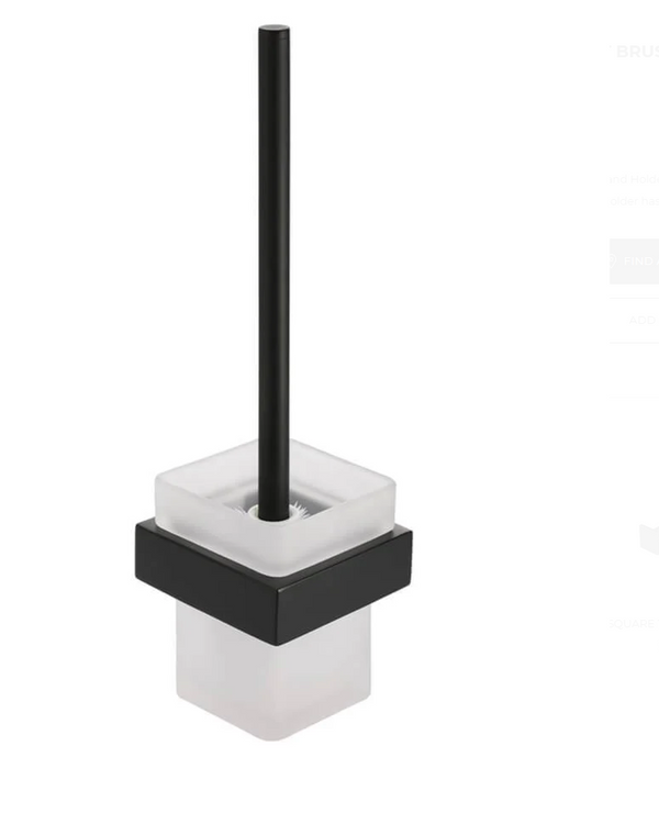 Square Toilet Brush & Holder