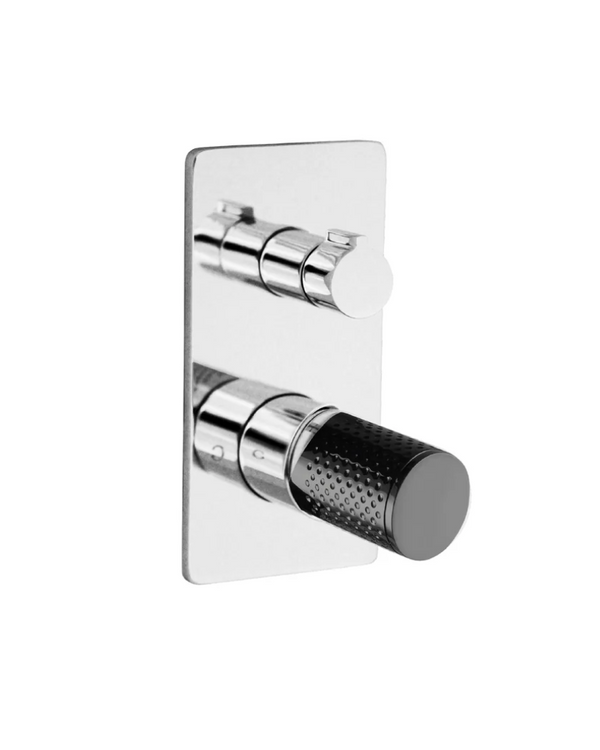 The GABE Diverter Mixer - Chrome with Black handle
