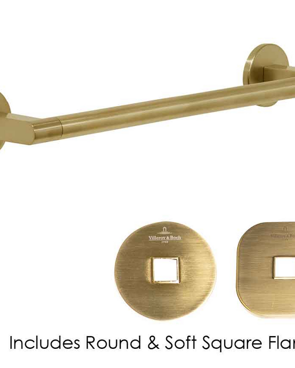 Architectura 300mm Towel Rail Brushed Gold
