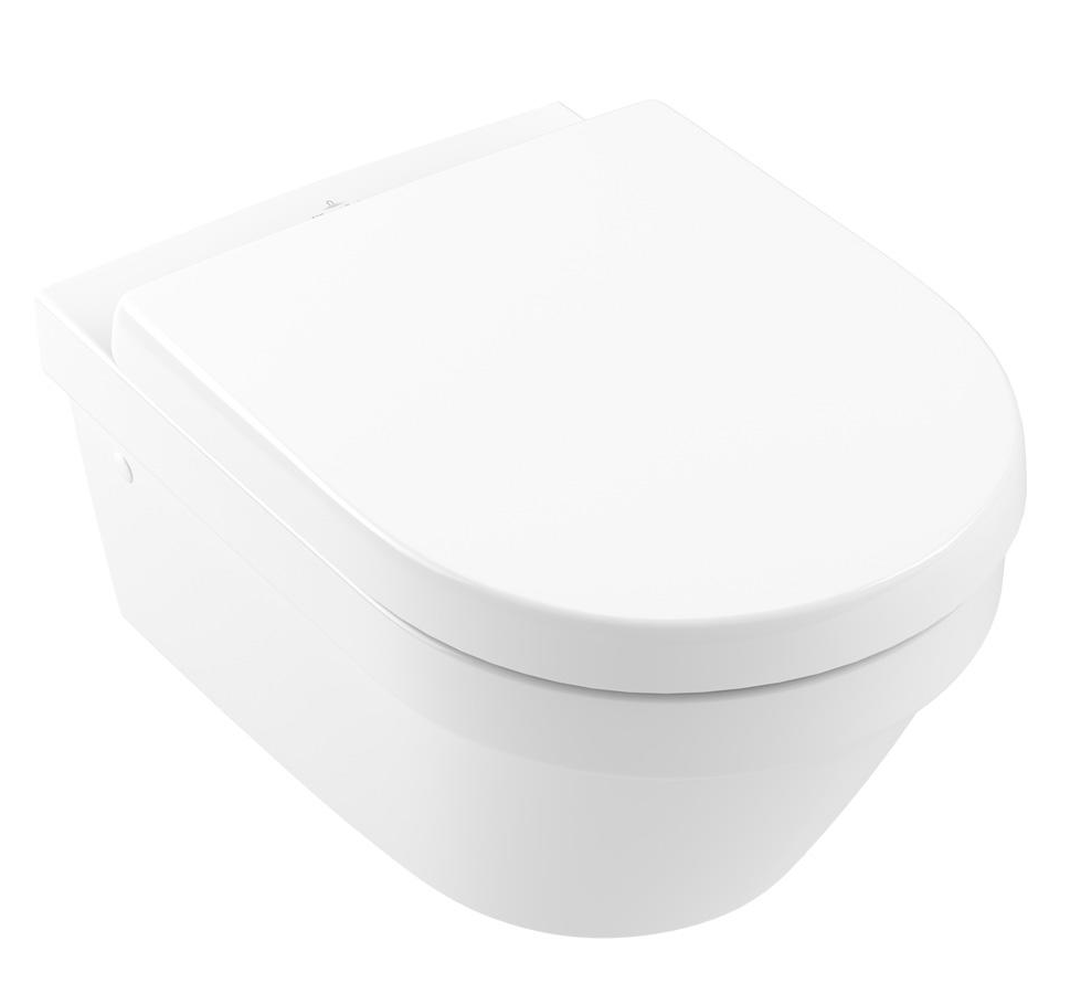Architectura 3.0 DirectFlush Wall Hung Toilet | P Trap Soft Close Seat CeramicPlus