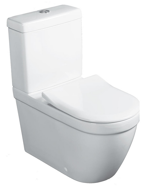Architectura 2.0 DirectFlush BTW Toilet P Trap | Slim Seat