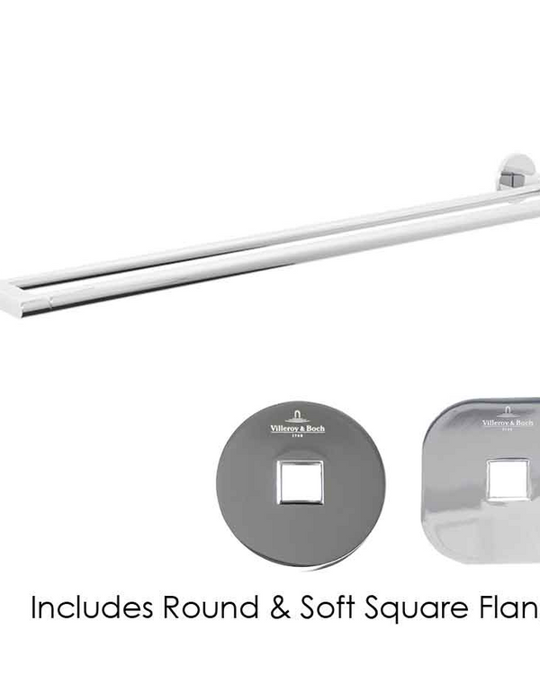 Architectura 600mm Double Towel Rail Chrome