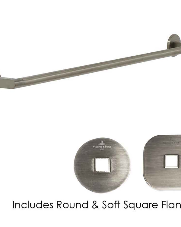 Architectura 600mm Towel Rail Brushed Nickel