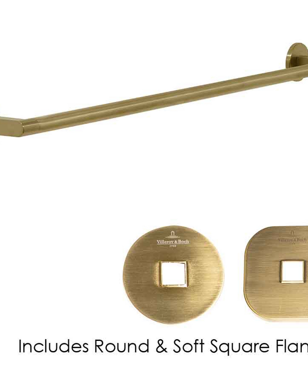 Architectura 600mm Towel Rail Brushed Gold
