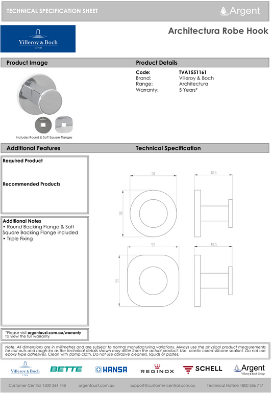 Architectura Robe Hook
