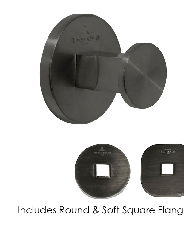 Architectura Robe Hook Gun Metal