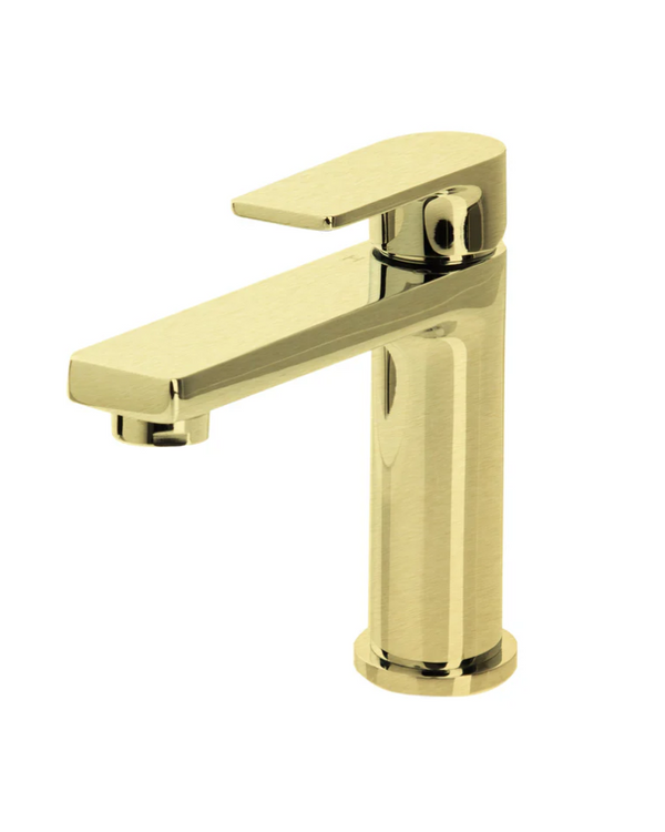 The GABE Leva Basin Mixer - Brushed Gold
