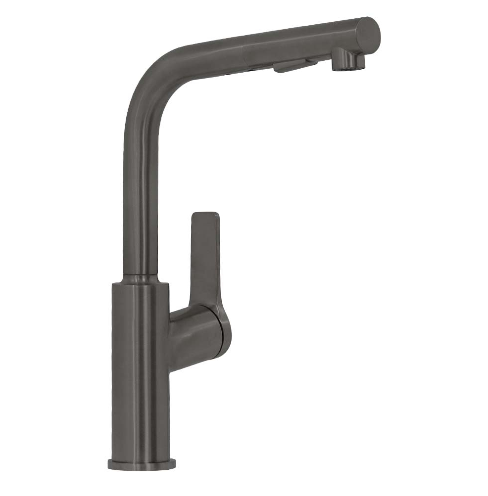 Architectura S Kitchen Mixer Pull Out Spray Gun Metal