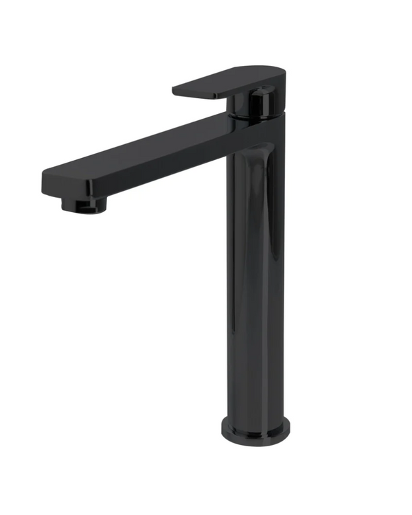 The GABE Leva High Rise Basin Mixer - Matte Black