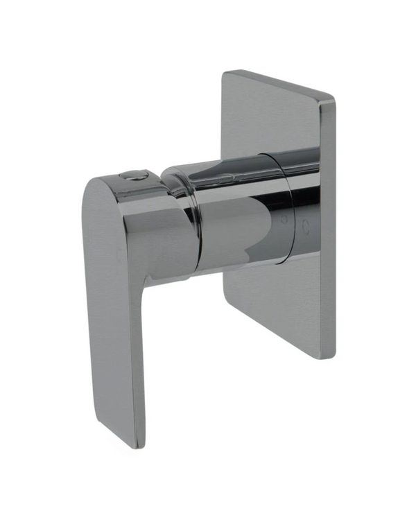 The GABE LEVA Wall Mixer - Brushed Nickel