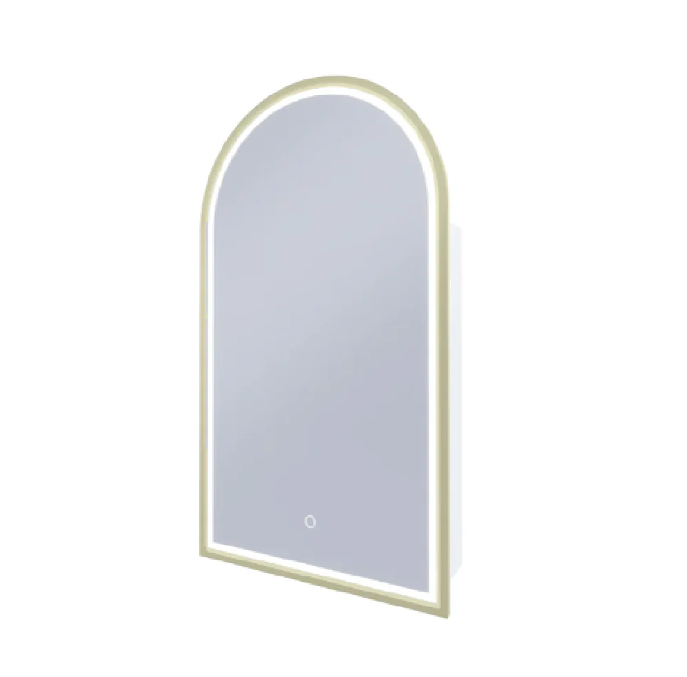 Blanca 500 with Brushed Nickel Frame - W500 x H900 x D146