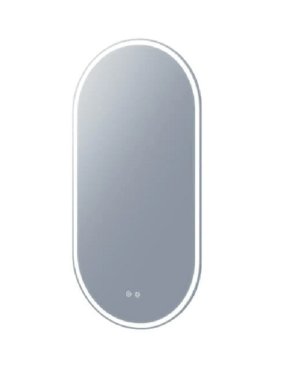 Gatsby 600D with Brusehd Nickel Aluminium Frame - W610 x H1010 x D40