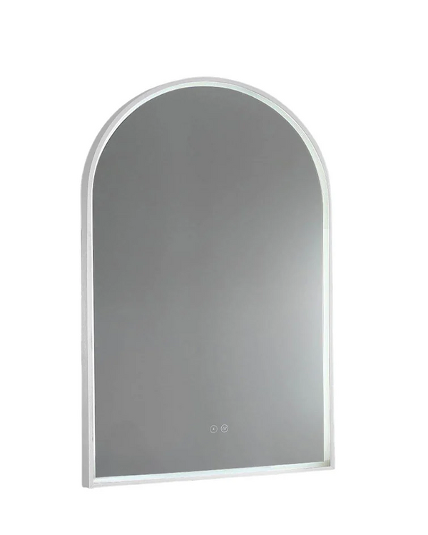 Great Arch 700D with Brusehd Nickel Aluminium Frame - W710 x H910 x D40