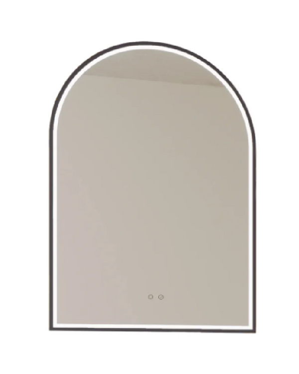 Great Arch 700D with Matt Black Aluminium Frame - W710 x H910 x D40