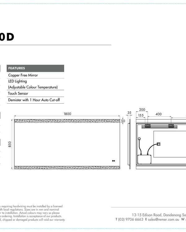 Miro D - 1800 x 850